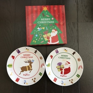プレートセット　銀座コージーコーナー　メリークリスマスの画像
