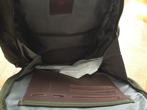  TUMI リュック 高級感質感最高 カーキ×ブラウン