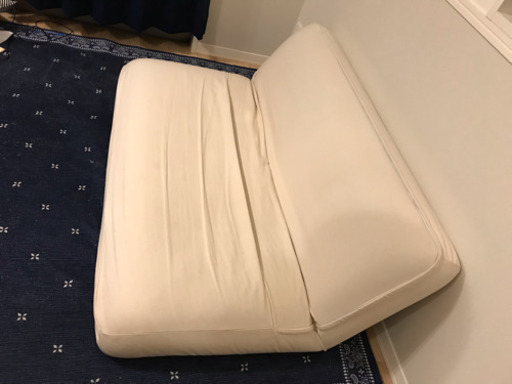 【美品】無印良品 ローソファ  リクライニング 2人掛け