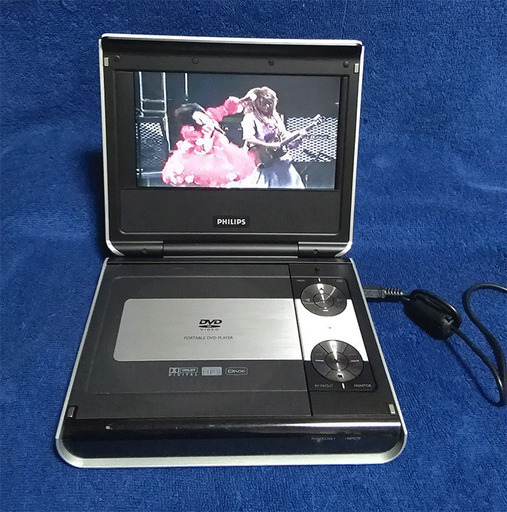 【終了】ポータブル DVD プレーヤー PHILIPS製