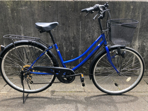 ★激安★変速ギア6段  26インチ 軽整備済み 鍵新品 防犯登録 ママチャリ 中古自転車 22