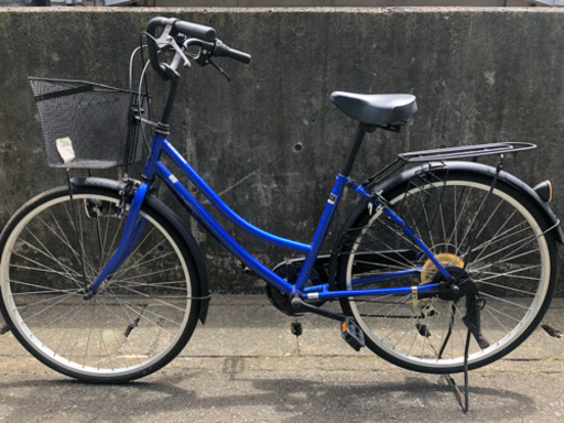 ★激安★変速ギア6段  26インチ 軽整備済み 鍵新品 防犯登録 ママチャリ 中古自転車 22