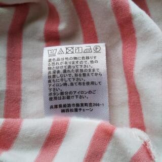 80センチ　ロンパース半袖　3枚セット　500円でお譲りします。の画像