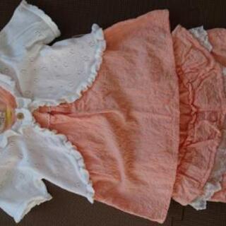 女の子服Biquette Club サイズ90  上下セットカー...