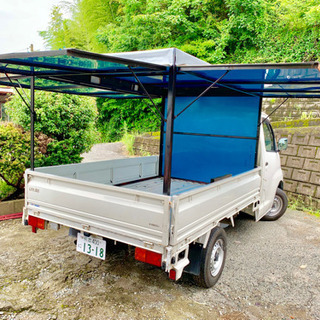 未使用、移動販売車（三面開き）買い手募集！の画像