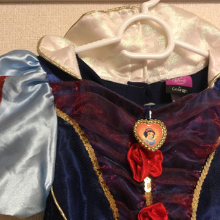 白雪姫ドレス カチューシャ付 美品 110-116cmの画像
