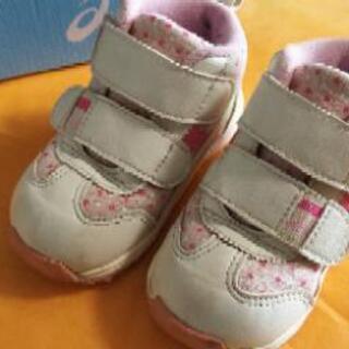 女の子用靴asics、12.5cm 