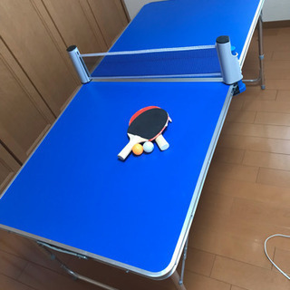【美品】折りたたみ式 ファミリ- 卓球台セット の画像