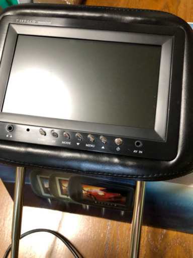 ヘッドレスト カーモニター プロフ必読?‍♀️車のモニター  2台 美品 現物のみ
