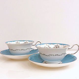 未使用❤️ウェッジウッド❤️ブルーサイアム❤️カップ＆ソーサー他　カルテット　2セット WEDGWOOD / ウェッジウッド 洋食器ウエッジウッド/ブルーサイアム