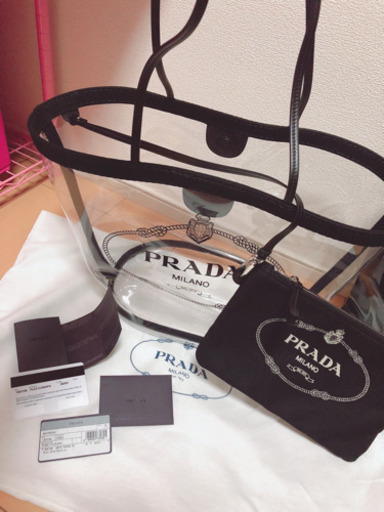 正規品 新品 PRADA トートバッグ カナパ