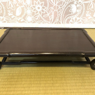 【引取先決定】アンティーク家具☆黒檀？猫足の花台