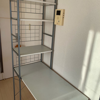 折りたたみ式 収納付き デスク (決定)の画像