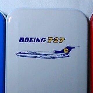 【激レア】パンナム ルフトハンザ 日本航空 缶ペンケース ３個セットの画像