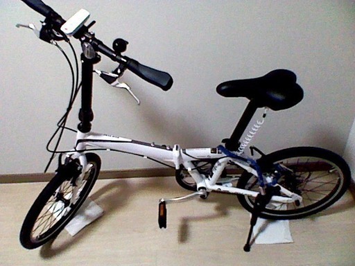 2019/07/20購入 美品 折り畳み自転車 あさひアルブレイズ  アルミフレーム 8段変速