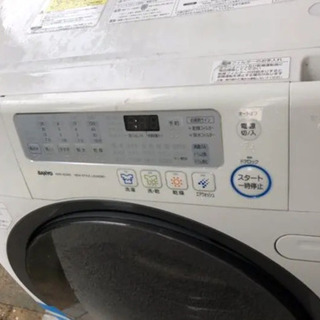 配送無料? SANYO ドラム洗濯機 AQUA AWD-AQ350(W)