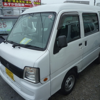 軽バン専門店常時在庫３０台　平成２１年　サンバートランスポーター　車検令和３年５月　１５万円　諸費用込１８５，０００円の画像