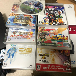 PS3本体 ソフト7セット コントローラ2個の画像
