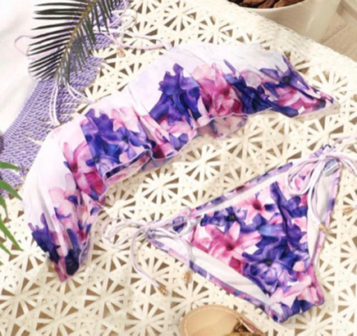 新品未使用！Rady♡エレガンスフラワーオフショル水着