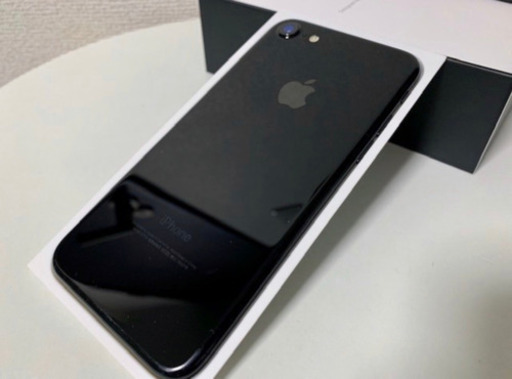 iPhone7 128GB　ジェットブラック SIMロック解除済み SIMフリー SoftBank MNCP2J/A apple 純正