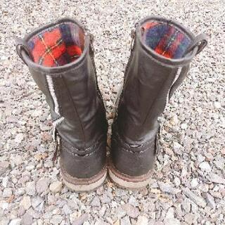 27cmメンズ皮革ブーツの画像