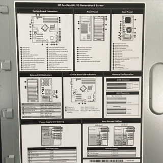【ジャンク部品取り用】HP Proliant ML110 デスクトップPCの画像
