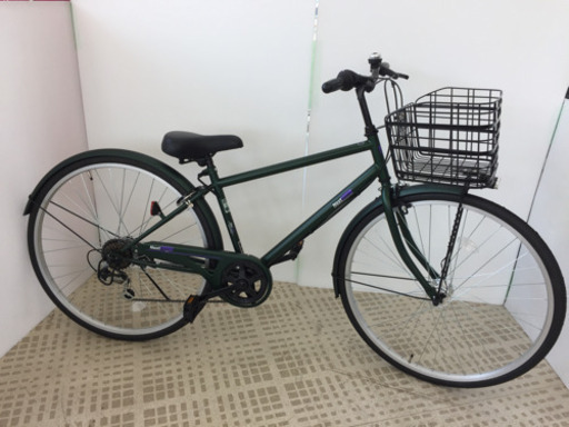 ⑬ 27インチ オートライト 6段ギア クロスバイク ⑬ AJT9NA1814 新品未使用 △