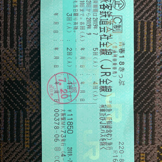 値下げしました  青春18きっぷ 4回分