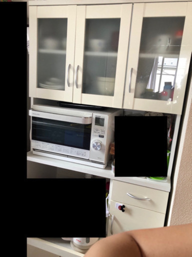 《成約済》食器棚＊ホワイト＊