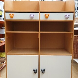 キッズ 子供用☆ミッキー　マルチラック 可愛い取手付き☆63×3...