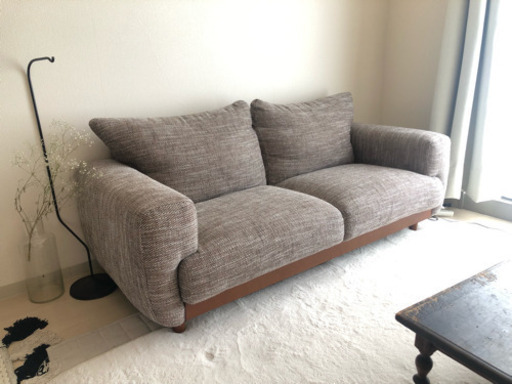 再値下げ ２人掛けソファ ゆったり フワフワ 2.5シーター