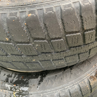 155／65R13 タイヤ4本 1本パンクしてます。の画像