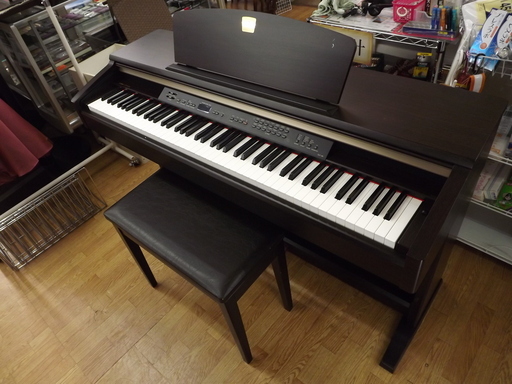 ヤマハ 電子ピアノ クラビノーバ  CLP-120 88鍵盤 2003年製 イス ヘッドホン付き ダークブラウン 札幌　西岡店