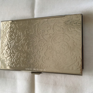 名刺入れ 金属製【未使用】の画像