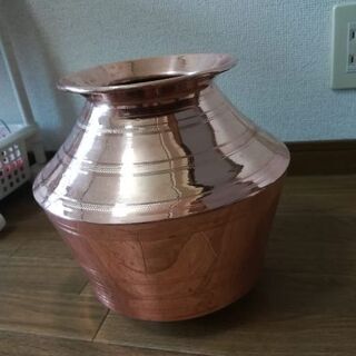 インドの水さし【銅】の画像