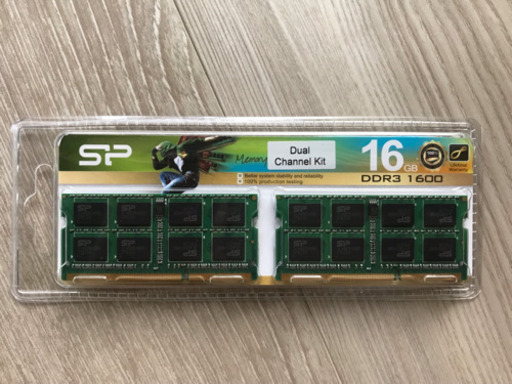 【未開封】ノートPC用メモリ DDR3 1600  (8GB×2枚)