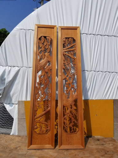 欄間 建具 昭和 レトロ 木製 古民家 古民具 アンティーク DIY リノベーション 間仕切り