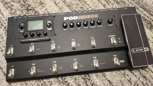 【中古品】Line6 POD HD 500 ギターエフェクター