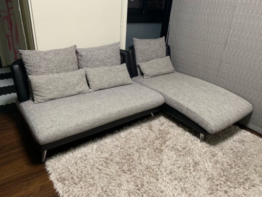 高級ソファ カウチソファ セット 3人掛け カウチ I字 コーナー