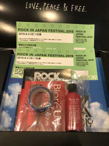 ロッキンチケット 8/4 2枚
