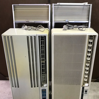 早い方に優先 現状! コロナ窓用ルームエアコン２台セット まとめ...