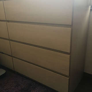 【受け渡し者確定】【中古】IKEA MALM 衣装ダンス4段 （...