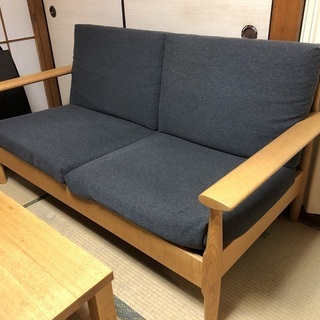 柏木工】Nシガーロ 2人掛けソファ（ラブソファ）
