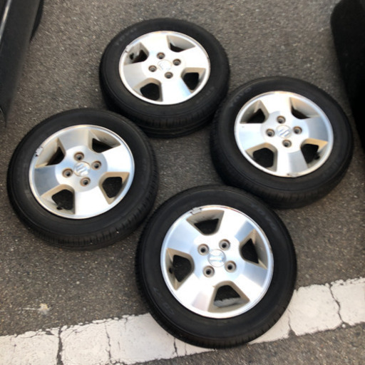 ワゴンR純正ホイールタイヤ バリ山