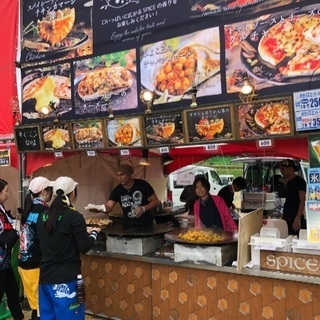 夜店市でカレー屋さんのお手伝い🍛