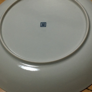 たち吉青捻祥瑞大皿新品の画像