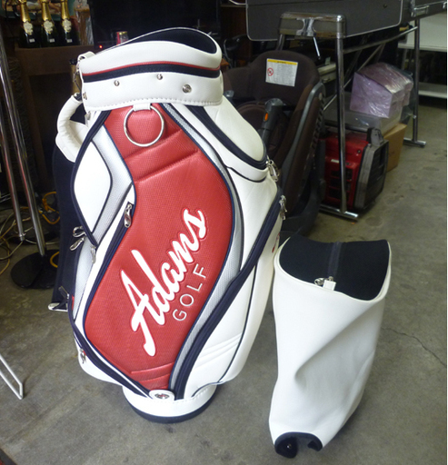 ADAMS GOLF アダムスゴルフ キャディバッグ ゴルフバッグ 5分割 フード付き 札幌市 白石区 東札幌
