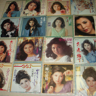レコード　八代亜紀EP　他