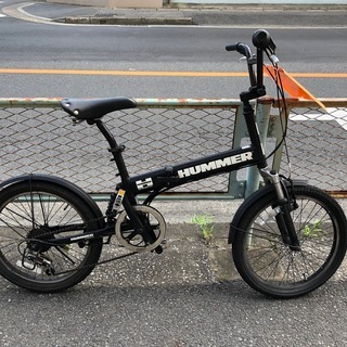HUMMER ハマー☆折りたたみ自転車☆20インチ 6段ギア☆配達可能 買取帝国