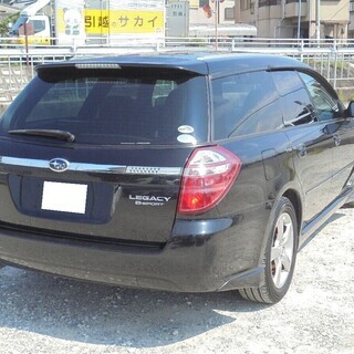 【車検2年満タン渡し】レガシィツーリングワゴン（総額：37万円）【後期型・人気色：ブラックパール】ナビ・ETC・禁煙車・通常タイヤ＆スタッドレスタイヤ付！※数台出品中！の画像